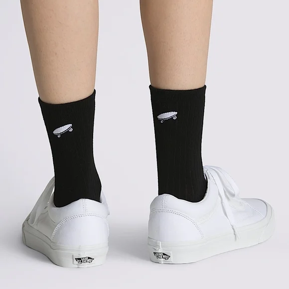 🍀Vans Black Crew Socks - Picture 2 of 4